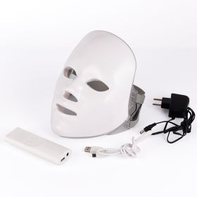 Beauty Instrument Beauty Skin Mask Instrument Seven-color Photon Rejuvenation (Option: Without original packaging-UK)